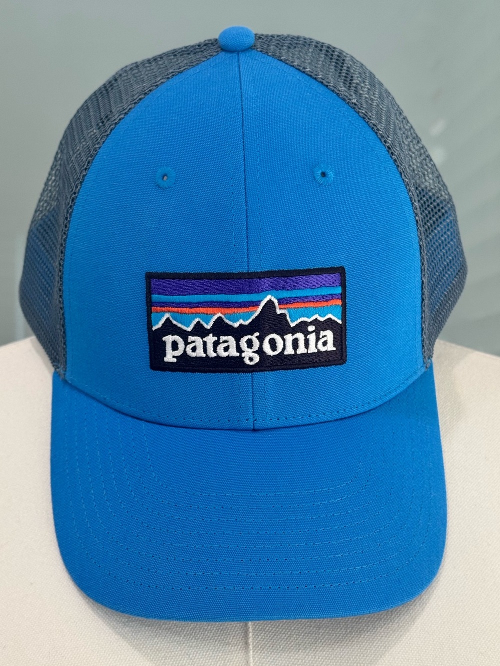NWT🔖 Patagonia P-6 Logo LoPro Trucker Hat VSLB Blue Gray